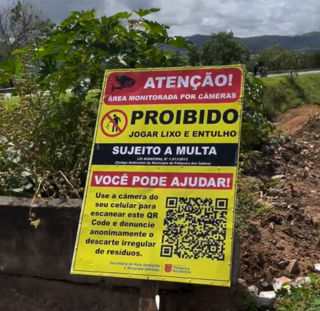 Secretária pede fim do descarte de lixo em local p